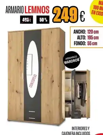 Hipo Gegant Armario lemnos oferta
