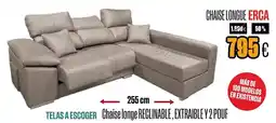 Hipo Gegant Chaise longue reclinabile, extraibile y 2 ppouf oferta