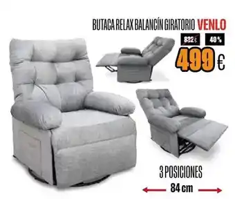 Hipo Gegant Venlo - butaca relax balancin giratorio oferta