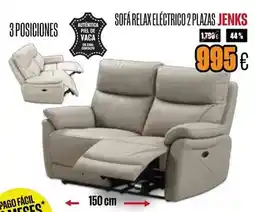 Hipo Gegant Jenks - sofá relax eléctrico 2 plazas oferta