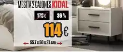 Hipo Gegant Kidal - mesita 2 cajones oferta
