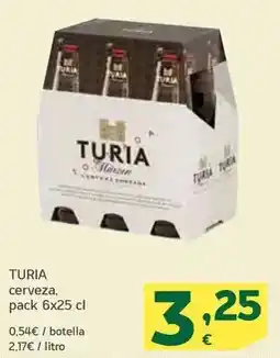 HiperDino Turia - cerveza oferta