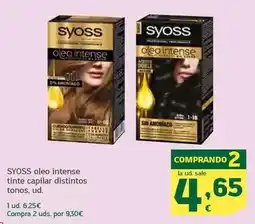 HiperDino Syoss - oleo intense tinte capilar distintos tonos oferta