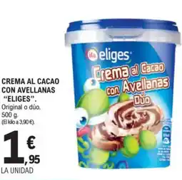 E.Leclerc IFA ELIGES Crema al cacao con avellanas oferta