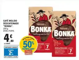 E.Leclerc "BONKA" Café molido descafeinado oferta