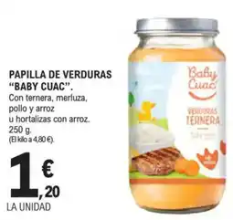 E.Leclerc "BABY CUAC" Papilla de verduras oferta