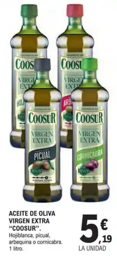 E.Leclerc "COOSUR" Aceite de oliva virgen extra oferta