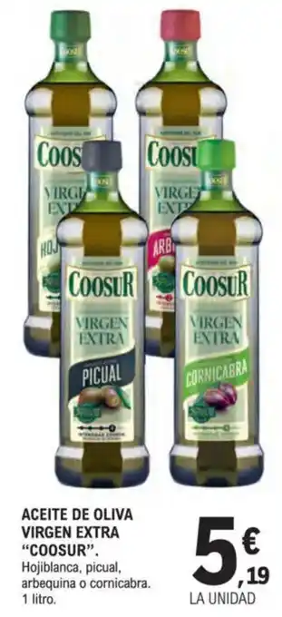 E.Leclerc "COOSUR" Aceite de oliva virgen extra oferta