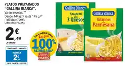 E.Leclerc "GALLINA BLANCA" Platos preparados oferta