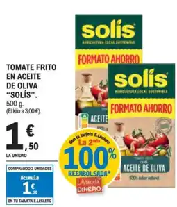 E.Leclerc SOLÍS En aceite de oliva oferta