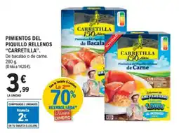 E.Leclerc "CARRETILLA" Pimientos del piquillo rellenos oferta