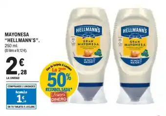 E.Leclerc “HELLMANN'S" Mayonesa oferta