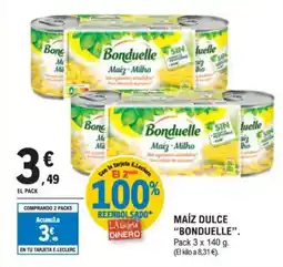 E.Leclerc "BONDUELLE" Maíz dulce oferta