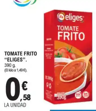 E.Leclerc IFA ELIGES Tomate frito oferta