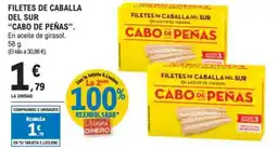E.Leclerc "CABO DE PEÑAS" Filetes de caballa del sur oferta