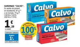 E.Leclerc "CALVO" Sardinas oferta