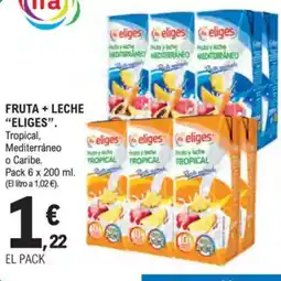 E.Leclerc IFA ELIGES Fruta + leche oferta