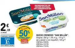 E.Leclerc SAN MILLÁN Queso cremoso oferta