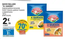 E.Leclerc "EL CASERIO" Queso rallado oferta