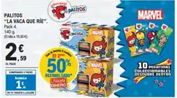 E.Leclerc "LA VACA QUE RÍE" Palitos oferta