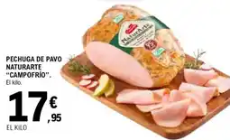 E.Leclerc "CAMPOFRÍO" Pechuga de pavo naturarte oferta