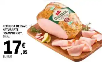 E.Leclerc "CAMPOFRÍO" Pechuga de pavo naturarte oferta