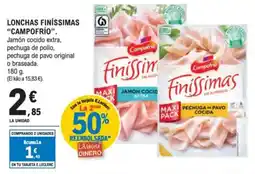 E.Leclerc "CAMPOFRÍO" Lonchas finíssimas oferta