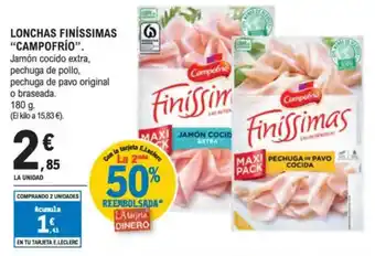 E.Leclerc "CAMPOFRÍO" Lonchas finíssimas oferta