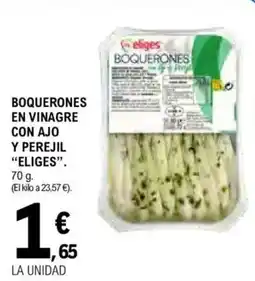 E.Leclerc IFA ELIGES Boquerones en vinagre con ajo y perejil oferta