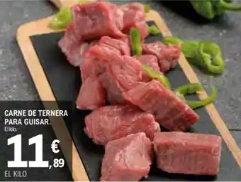 E.Leclerc Carne de ternera para guisar. oferta