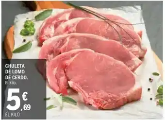 E.Leclerc Chuleta de lomo de cerdo oferta