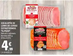 E.Leclerc "ELPOZO" Escalopín de lomo de cerdo extratiernos oferta