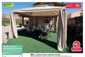 BricoCentro Capra Con Techo Y Cortinas oferta