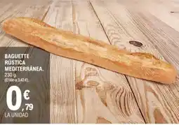 E.Leclerc Baguette rústica mediterránea oferta