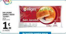 E.Leclerc IFA ELIGES San jacobo jamón y queso oferta