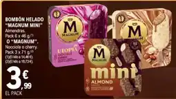 E.Leclerc "MAGNUM MINI” Bombón helado oferta