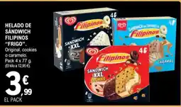 E.Leclerc "FRIGO” Helado de sándwich filipinos oferta