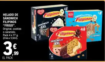 E.Leclerc "FRIGO” Helado de sándwich filipinos oferta