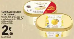 E.Leclerc "CARTE D'OR" Tarrina de helado oferta