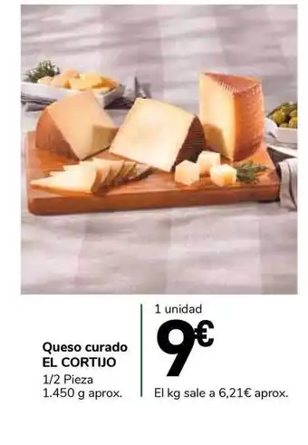 Carrefour Express El Cortijo Queso Curado 1.450g oferta