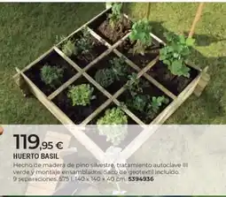 BigMat Huerto basil oferta