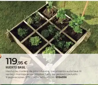 BigMat Huerto basil oferta