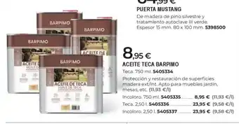 BigMat BARPIMO Aceite teca oferta
