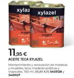 BigMat XYLAZEL Aceite teca oferta