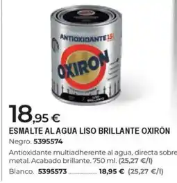 BigMat OXIRÓN Esmalte al agua liso brillante oferta