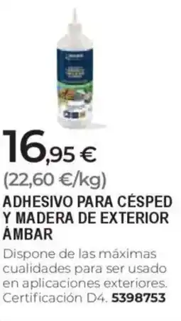 BigMat Adhesivo para césped y madera de exterior ámbar oferta