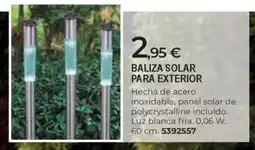 BigMat Baliza solar para exterior oferta