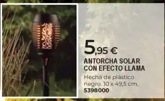 BigMat Antorcha solar con efecto llama oferta