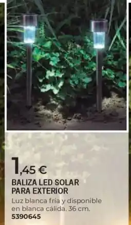BigMat Baliza led solar para exterior oferta