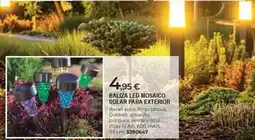 BigMat Baliza led mosaico solar para exterior oferta
